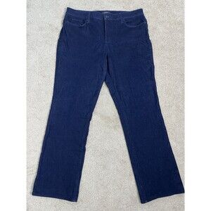 NYDJ Jeans Women Marilyn Straight Lift Tuck‎ Stretch Dark Blue Denim Sz 16 36x30